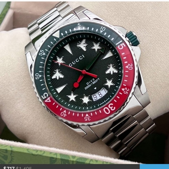 Authentic Gucci Dive Multicolor Watch 40MM - Picture 8 of 13